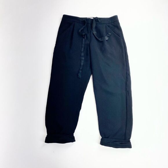 Wilfred Pants - Wilfred Aritzia black allant drawstring cropped pants 2